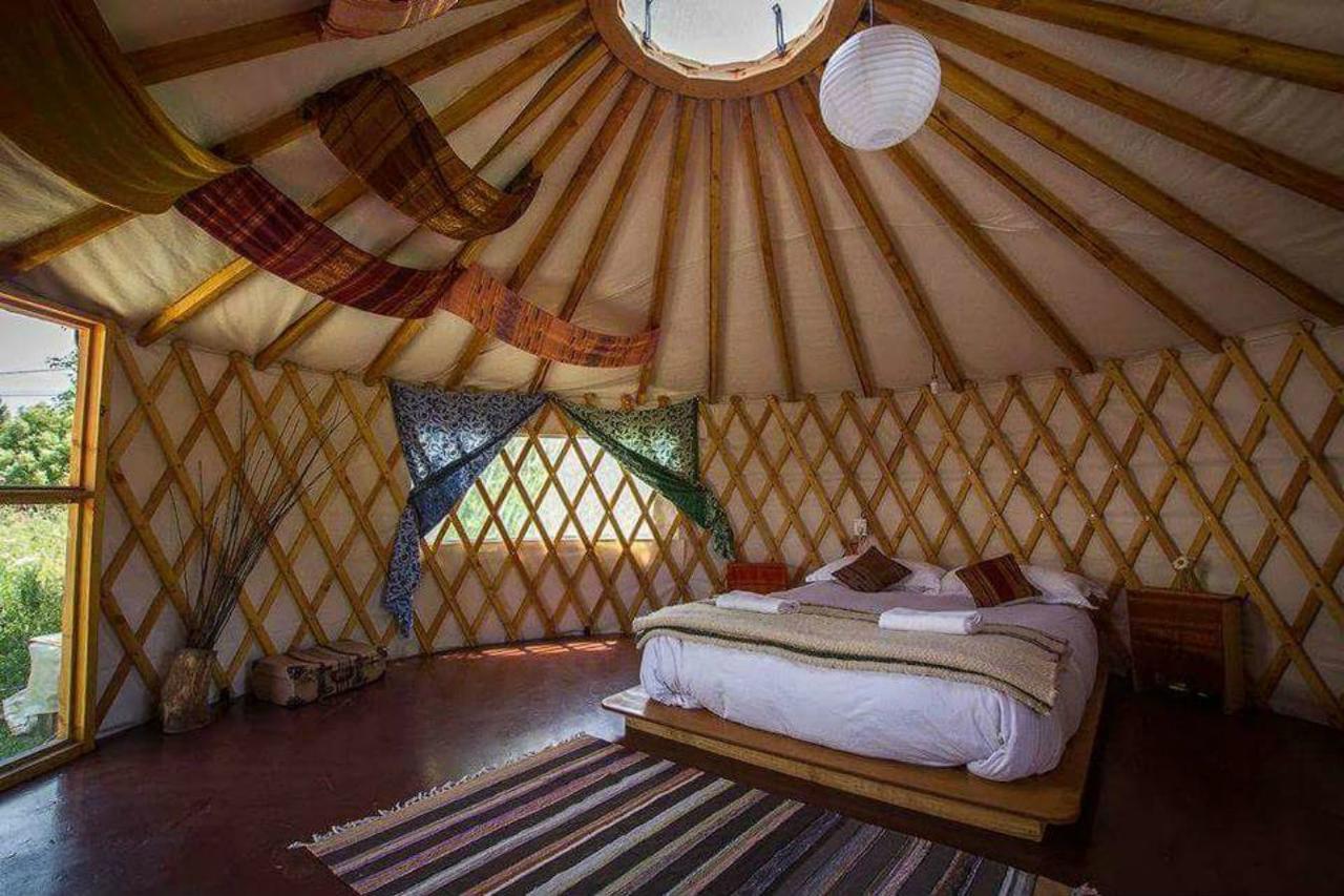 Earthship Patagonia Eco Accommodations เอลโบลซอน ภายนอก รูปภาพ